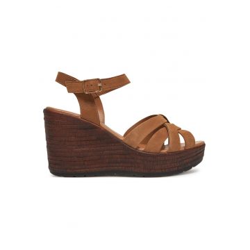 Sandale dama -  WI23-LEMONE-03 - piele naturala - Maro