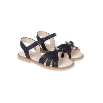 Sandale din piele ecologica cu velcro -