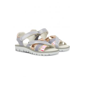 Sandale Fete -  piele ecologica - violet pal