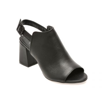 Sandale FLAVIA PASSINI negre, 372003, din piele naturala