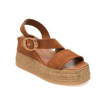 Sandale GRYXX maro, 1766347, din piele intoarsa