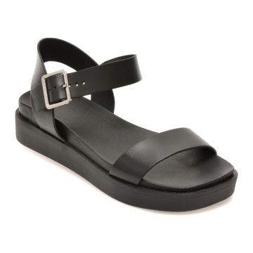 Sandale GRYXX negre, 376201, din piele naturala