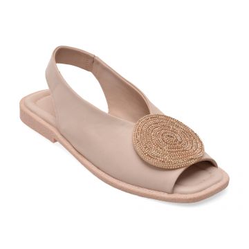 Sandale GRYXX nude, 5001776, din piele naturala