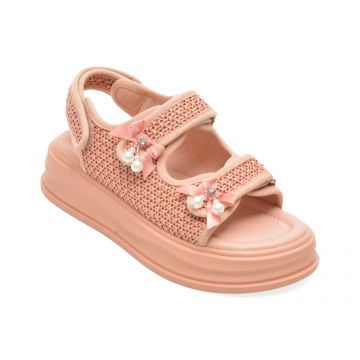 Sandale GRYXX roz, 7163, din piele ecologica