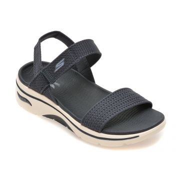 Sandale SKECHERS bleumarin, GO WALK ARCH FIT 2.0, din material textil