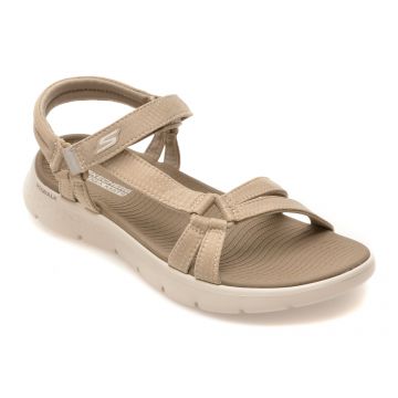 Sandale SKECHERS gri, 141451, din material textil