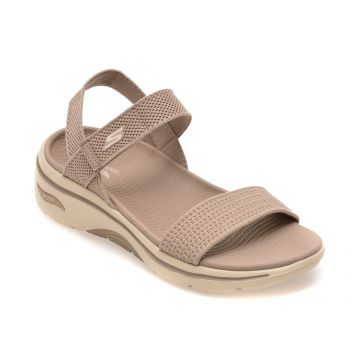 Sandale SKECHERS gri, GO WALK ARCH FIT 2.0, din material textil