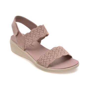 Sandale SKECHERS mov, ARYA, din material textil
