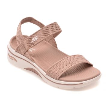 Sandale SKECHERS mov, GO WALK ARCH FIT 2.0, din material textil