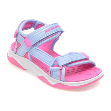 Sandale SKECHERS mov, TREAD SEEKER, din material textil