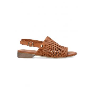 Sandale slingback cu talpa joasa