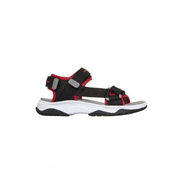 Sandale Tread Seeker wedge cu velcro - Negru/Rosu vermillion