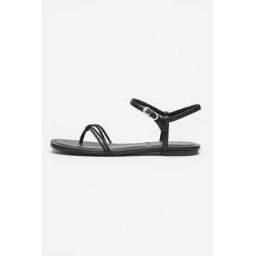 Sandale uni cu catarame - Negru