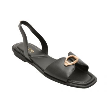 Sandale ALDO negre, CALELIAN 001, din piele ecologica