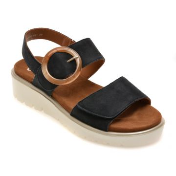 Sandale ARA bleumarin, 33505, din piele intoarsa