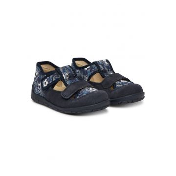 Sandale copii -  bleumarin - material textil - plat
