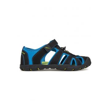 Sandale copii -  negru - material sintetic - inchidere velcro