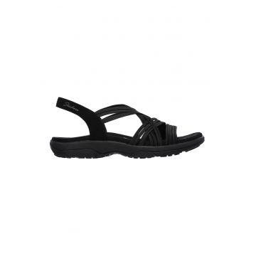 Sandale cu barete multiple Simply Stretch - Negru