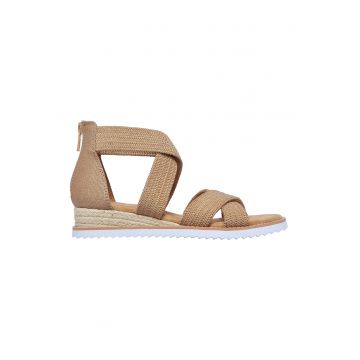 Sandale cu fermoar Desert Kiss - Bej