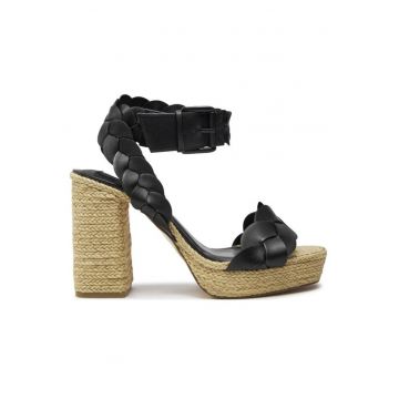 Sandale dama  303737689 - Piele ecologica - Negru