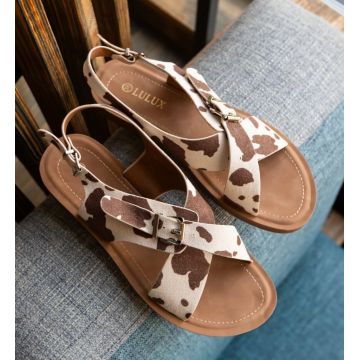 Sandale dama Cowoy Print