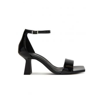 Sandale dama -  piele ecologica - negru