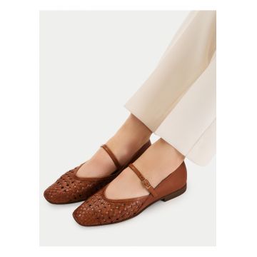 Sandale dama -  piele naturala - maro -