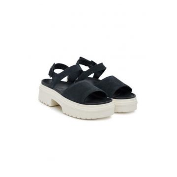 Sandale de dama -  305511621 - piele naturala - negru/alb