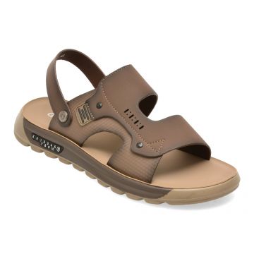 Sandale GRYXX gri, 25095, din piele naturala