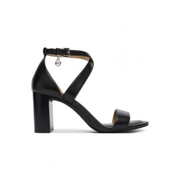 Sandale negre Michael Kors toc stabil - Negru