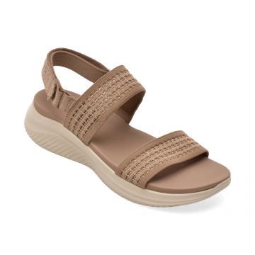 Sandale SKECHERS gri, 164090, din material textil