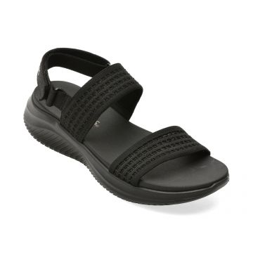 Sandale SKECHERS negre, 164090, din material textil