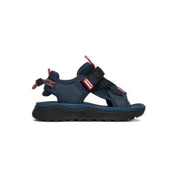 Sandale baieti -  bleumarin - piele ecologica - sistem inchidere Velcro