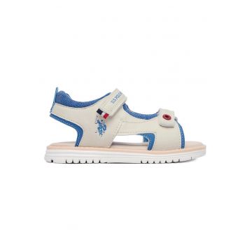 Sandale baieti -  gri - sintetic - sistem inchidere Velcro