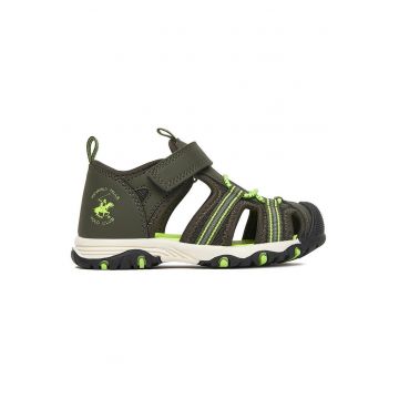 Sandale baieti -  kaki - material sintetic - inchidere velcro