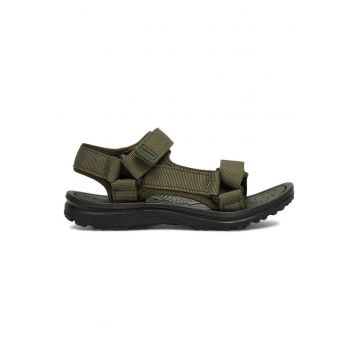 Sandale baieti  kaki - material textil - sistem inchidere velcro