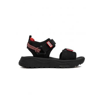 Sandale baieti -  negru - sintetic - sistem inchidere Velcro