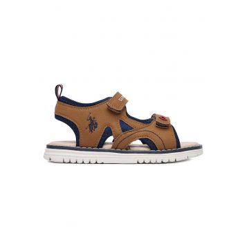 Sandale baieti -  velcro - maro - sintetic -