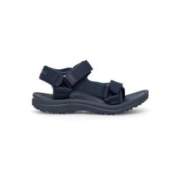 Sandale -  bleumarin - pentru baieti - textil - sistem inchidere Velcro