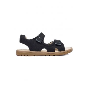 Sandale  bleumarin - piele naturala - sistem inchidere Velcro