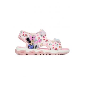 Sandale copii -  multicolor - piele ecologica - sistem inchidere Velcro -