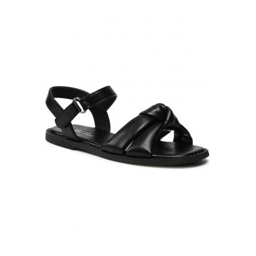 Sandale copii -  negru - piele ecologica - sistem inchidere Velcro -