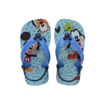 Sandale cu bareta separatoare si model Disney