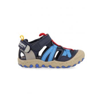 Sandale cu inchidere velcro - Albastru royal/Bleumarin