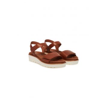 Sandale dama - 12-33518-09 -  Piele naturala - Maro