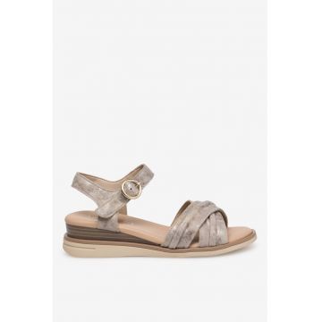Sandale dama  5905588519577 - Piele naturala - 36 EU - Bej