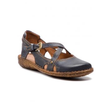 Sandale dama - 79513 -  Piele naturala - Bleumarin