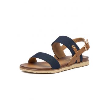 Sandale dama -  casual - bleumarin - piele ecologica