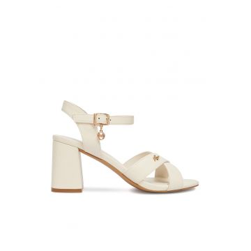 Sandale dama  crem - piele ecologica - Crem