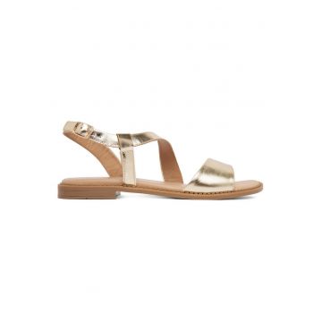 Sandale dama  design clasic - Auriu